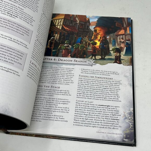 Dungeons & Dragons Waterdeep DRAGON HEIST Campaign Book 1st Print 2018 D&D - Picture 10 of 15